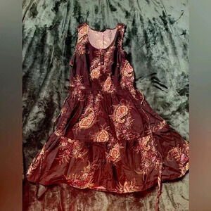 A.n.a. Black Paisley Sundress‎ Super Cute! Size Small EUC 0275